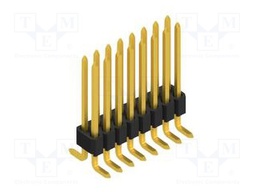 Connector: pin strips; pin header; male; PIN: 16; 1.27mm; SMT; 2x8