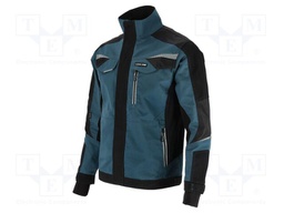 Sweatshirt; Size: XXXL; turquoise and white; multi use,slim-fit