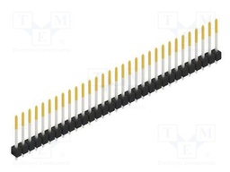 Connector: pin strips; pin header; male; PIN: 31; 2.54mm; THT; 1x31