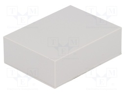 Enclosure: designed for potting; X: 31mm; Y: 41mm; Z: 13mm; ABS; grey