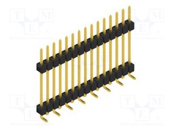 Connector: pin strips; pin header; male; PIN: 15; 2.54mm; SMT; 1x15
