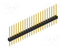 Connector: pin strips; pin header; male; PIN: 22; 2.54mm; THT; 1x22