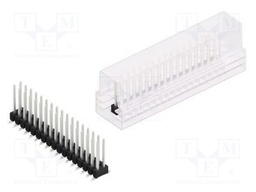 Connector: pin strips; pin header; male; PIN: 34; 2.54mm; SMT; 2x17