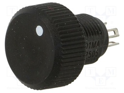 Potentiometer: shaft; single turn; 100Ω; 1W; ±20%; linear; soldered