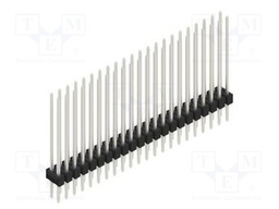 Connector: pin strips; pin header; male; PIN: 44; 2.54mm; THT; 2x22