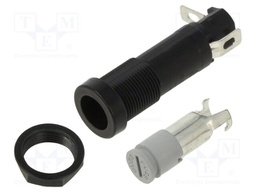 Fuse holder; cylindrical fuses; 6,3x32mm; 10A; 250V; -40÷85°C