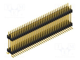 Connector: pin strips; pin header; male; PIN: 70; 1.27mm; SMT; 2x35