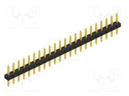 Connector: pin strips; pin header; male; PIN: 22; 2mm; THT; 1x22