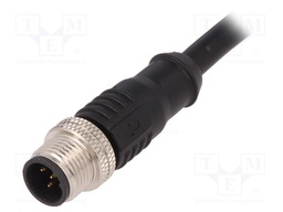 Plug; M12; PIN: 5; male; B code-Profibus; IP67; 60V; 4A; straight