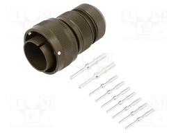Connector: circular; VG95234; plug; male; PIN: 9(2+7); for cable