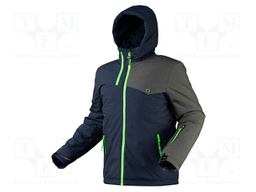 Work jacket; Size: M; grey-blue; PREMIUM; furlined