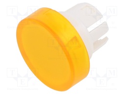 Actuator lens; 22mm; 61; Colour: yellow transparent; Mat: plastic