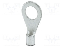 Non-insulated; Body: silver; Tip: ring