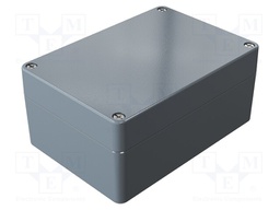 Enclosure: multipurpose; X: 140mm; Y: 200mm; Z: 91mm; aluminium; IP66