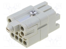 Connector: HDC; female; CQ; PIN: 13(12+1); 12+PE; size 21.21; 10A