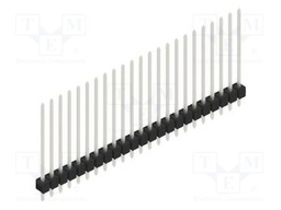 Connector: pin strips; pin header; male; PIN: 23; 2.54mm; THT; 1x23