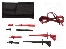 Test acces: kit; black,red