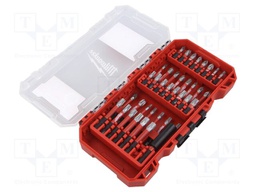 Kit: screwdriver bits; impact; 38pcs.
