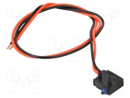 Microswitch SNAP ACTION; without lever; SPST-NC; 0.1A/125VAC