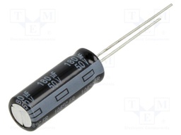Capacitor: electrolytic; low impedance; THT; 180uF; 50VDC; Ø8x20mm