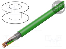 Wire: encoder cable; ÖLFLEX® SERVO FD 798 CP; green; stranded