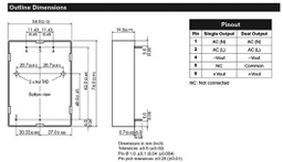 Converter: AC/DC; 24W; Uout: 12VDC; Iout: 2A; 83%; Mounting: PCB; 137g