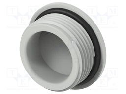 Stopper; polyamide; light grey; IP68; Entrelec; Gland: M25; 10mm