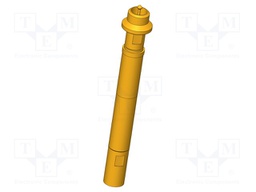 Test needle; Operational spring compression: 2mm; 3A; Ø: 1.1mm