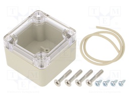 Enclosure: multipurpose; X: 50mm; Y: 52mm; Z: 35mm; Ritec; ABS; beige