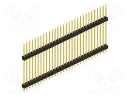 Connector: pin strips; pin header; male; PIN: 30; 2.54mm; THT; 1x30
