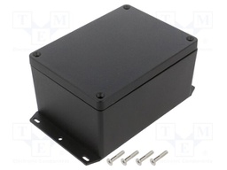 Enclosure: multipurpose; X: 108mm; Y: 148mm; Z: 75mm; 1550Z; black