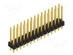 Connector: pin strips; pin header; male; PIN: 30; 2.54mm; THT; 2x15