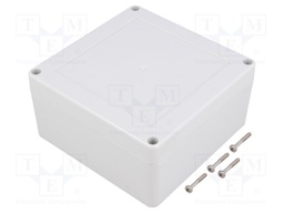 Enclosure: multipurpose; X: 120mm; Y: 120mm; Z: 60mm; ZP; ABS; IP54
