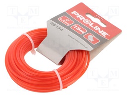 Trimmer line; L: 15m; Mat: nylon; Shape: star; Size: 2.4mm