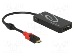 Hub USB; interference ferrite filter,PnP; black; 5Gbps