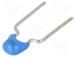 Multilayer Ceramic Capacitor, 1 µF, 50 V, FG Series, ± 10%, Radial Leaded, X5R