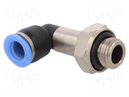 Push-in fitting; angled; G 1/8"; -0.95÷10bar; 6mm