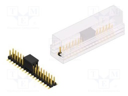 Connector: pin strips; pin header; male; PIN: 34; 2.54mm; SMT; 2x17