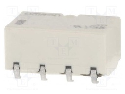 Relay: electromagnetic; DPDT; Ucoil: 5VDC; 0.3A/125VAC; 1A/30VDC