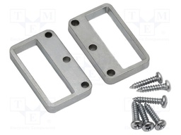 Straight holder; natural; steel; Application: WIDE24