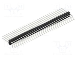 Connector: pin strips; pin header; male; PIN: 62; 2.54mm; SMT,THT