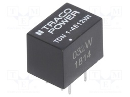 Converter: DC/DC; 1W; Uin: 18÷75V; Uout: 12VDC; Iout: 90mA; DIP; 2.7g