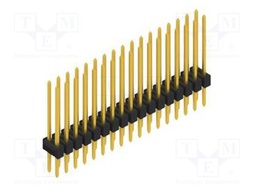 Connector: pin strips; pin header; male; PIN: 34; 2.54mm; THT; 2x17