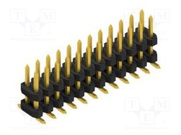 Connector: pin strips; pin header; male; PIN: 24; 2mm; SMT; 2x12