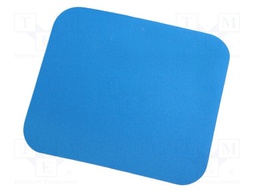 Mouse pad; blue; 230x204.5x4mm