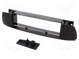 Radio mounting frame; BMW; 1 DIN; black