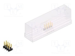 Connector: pin strips; pin header; male; PIN: 8; 2mm; SMT; 2x4; 100V