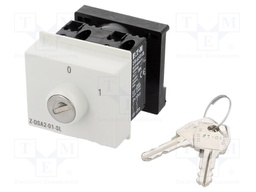 Module: rotary switch; 20A; Mounting: DIN; IP20; 250VAC; 52x65x60mm