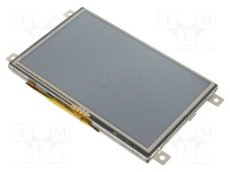 Display: TFT; 5"; 840x480; 118x64.8mm; 480mcd/m2; Controller: FT812