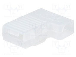 Terminals cover; female; for push-on 6.3mm connectors; ways: 1